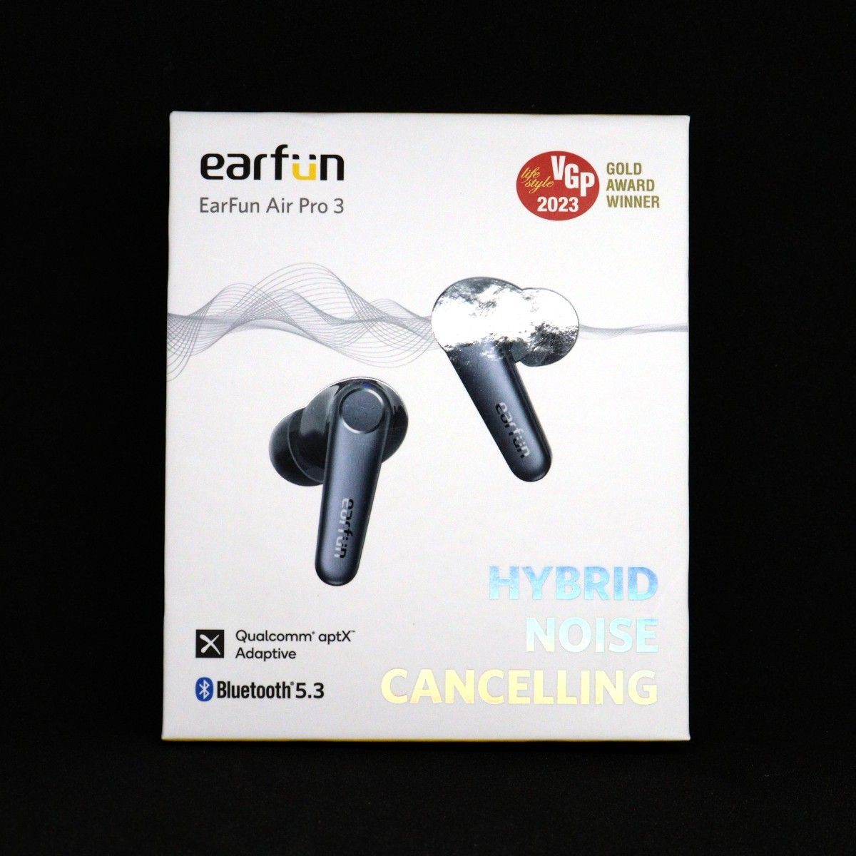 【ほぼ新品】EarFun Air Pro 3 Bluetooth ワイヤレスイヤホン ブラック