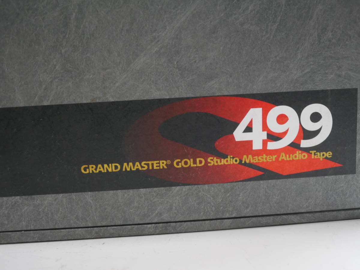 ◆QUANTEGY 499 GRAND MASTER GOLD オープンリールテープ 計3点まとめて 使用済み Studio Master Audio Tape_画像2