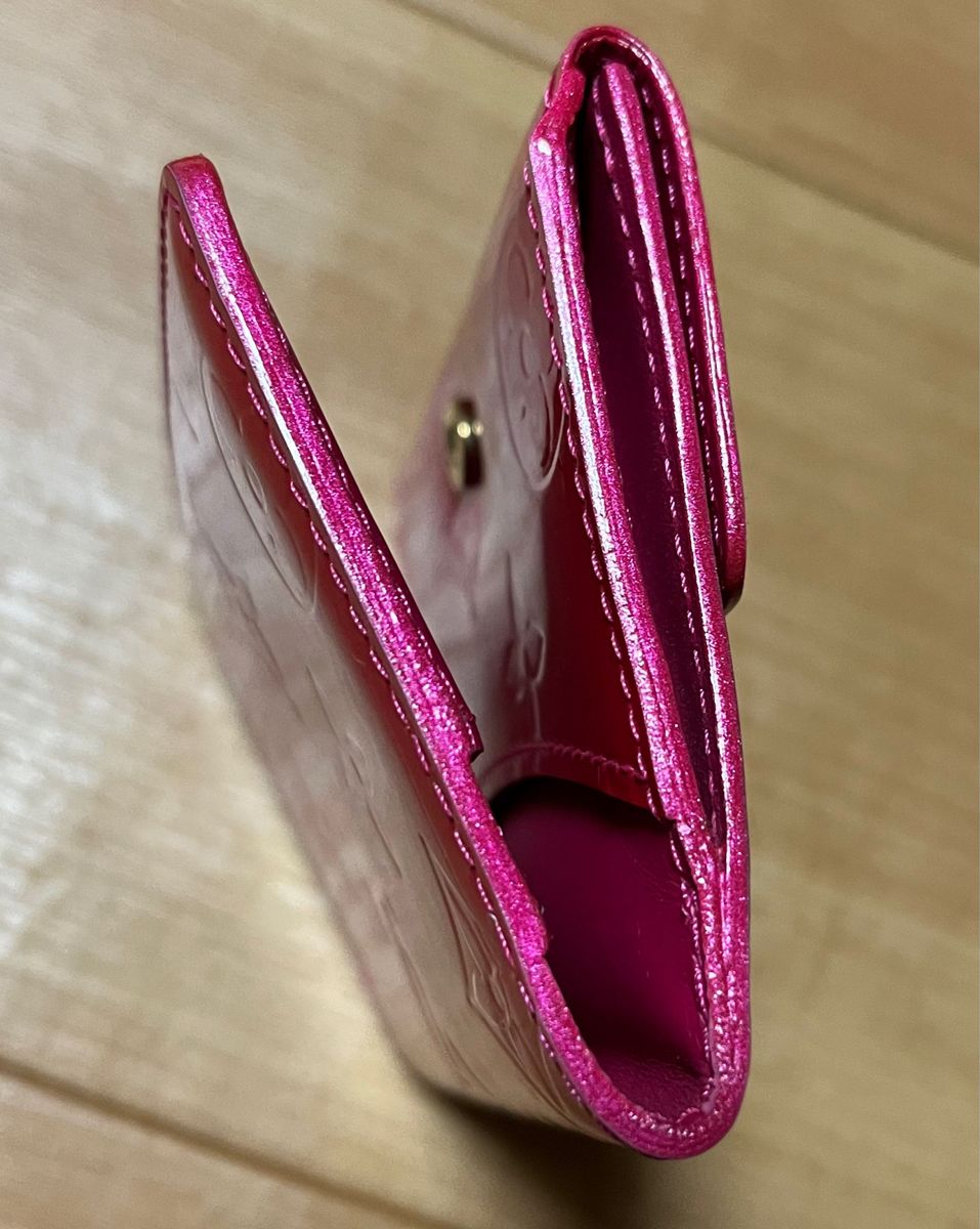 ルイヴィトン ヴェルニ ピンク コインケース カード入れ 財布 ルイヴィトン ヴェルニ ピンク コインケース カード入れ 財布