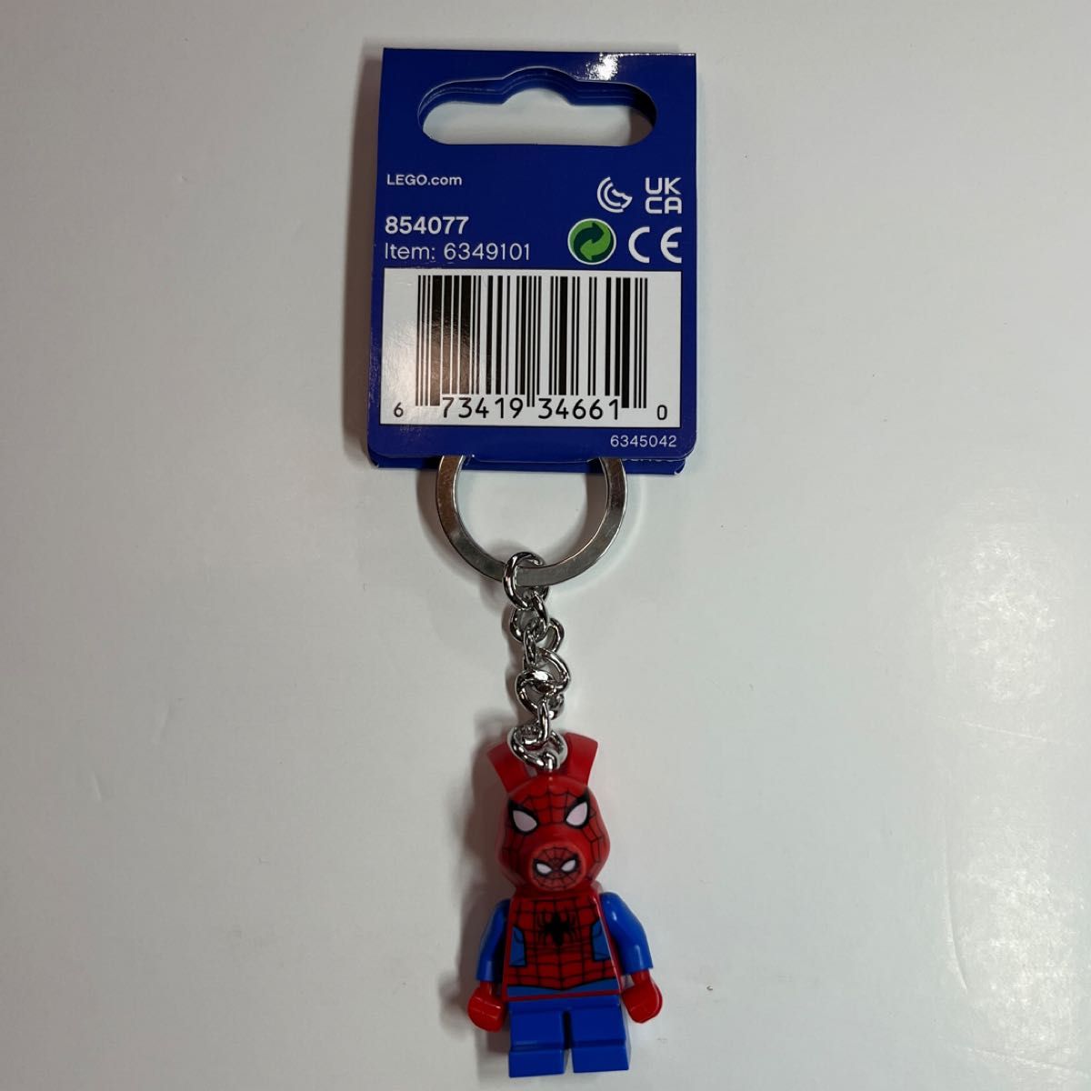 レゴ （LEGO) キーチェーン マーベル スパイダーマン スパイダーハム 854077  キーホルダー