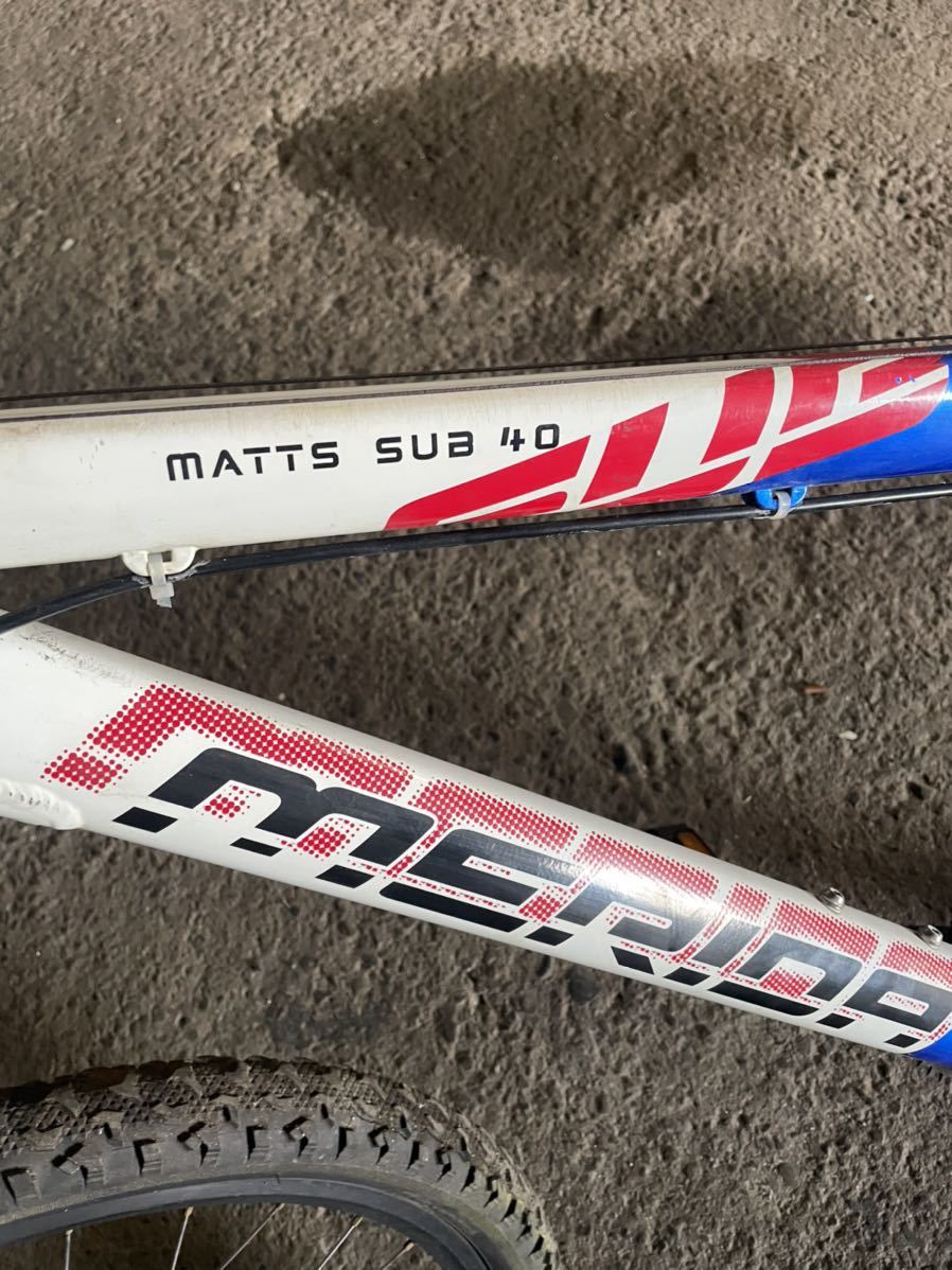 MERIDA メリダ MATTS　SUB 40 前後ディスクブレーキ マウンテンバイク アルミフレーム 26インチ 自転車 中古 ジャンク【直接引取限定】_画像10