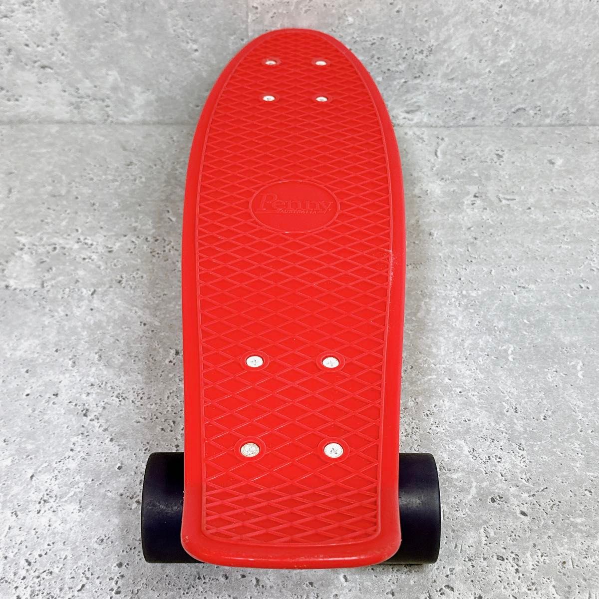美品 ペニー スケートボード penny 赤 22インチ 56cm スケボーレッド 美品 ペニー スケートボード penny 赤 22インチ 56cm スケボーレッド