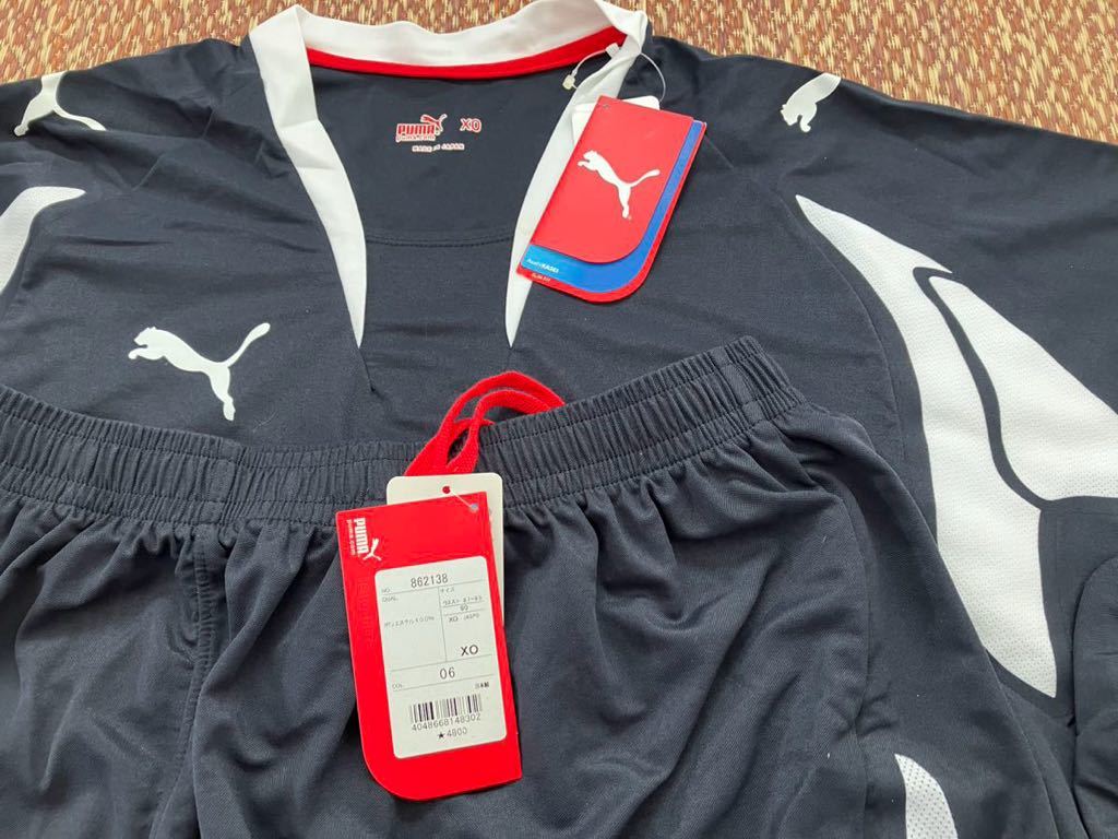 puma プーマ　メンズサッカーゲームシャツ　パンツ上下セット　ブラック　XO サイズ　正規品　送料無料