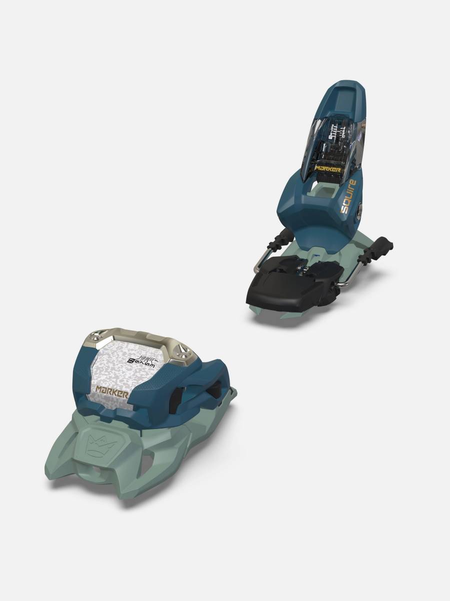 マーカー 2024 スキービンディング SQUIRE 11 GW グリーン×ティール 新品 スクワイヤ 11 グリップウォーク