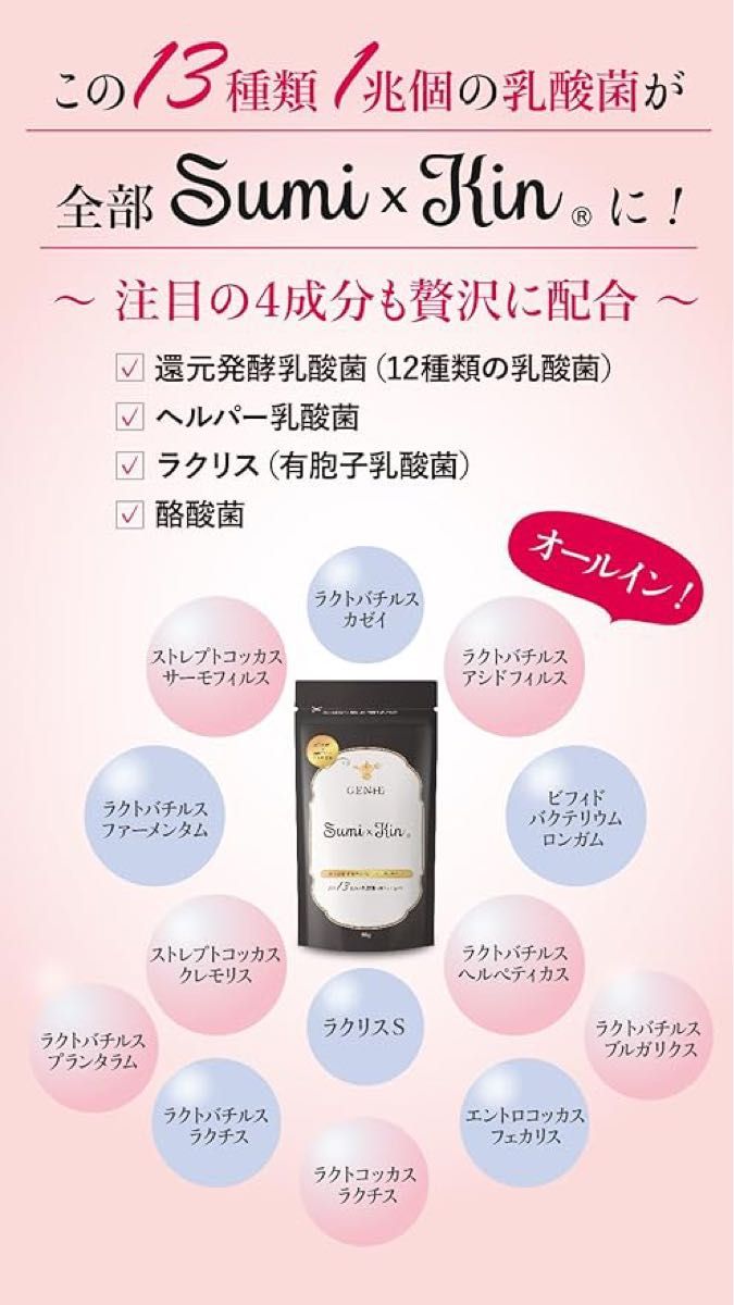 チャコールクレンズ 善玉菌 サプリ13種1兆個の乳酸菌 炭 酪酸菌 (温活サポート)ブラックジンジャー 和漢 菌活 腸活 90粒