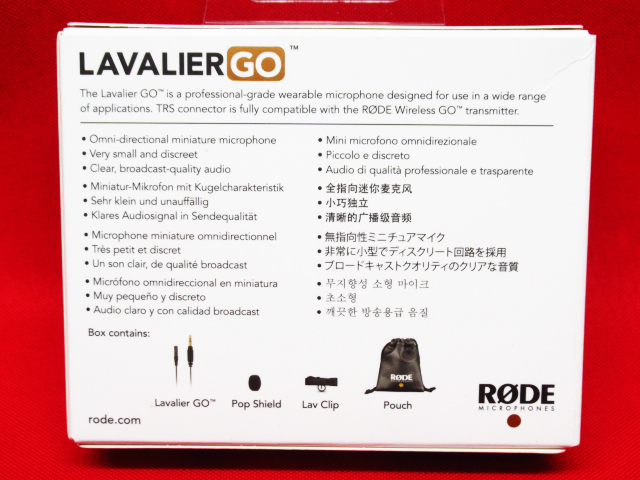 新品未開封品 RODE Microphones ロードマイクロフォンズ Lavalier GO ラベリアマイク 日本国内正規流通品 管理6B0110G-YP_画像3