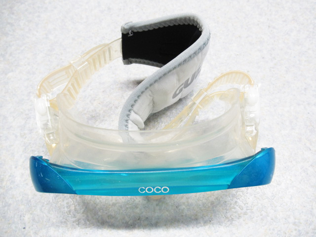 GULL cocogaru здесь силикон защитные очки GM-1231 Mist голубой / воздуховод "snorkel" с футляром дайвинг сопутствующие товары управление 6G0118F-A1