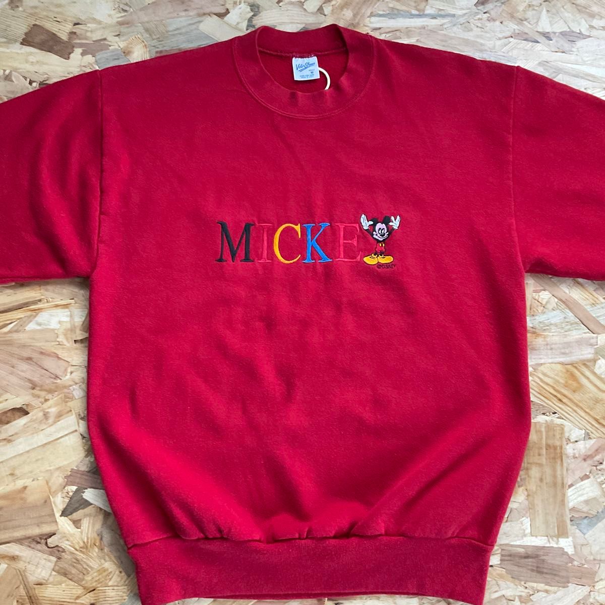 90S VINTAGE VELVA SHEEN -MICKEY MOUSE- MADE IN USA