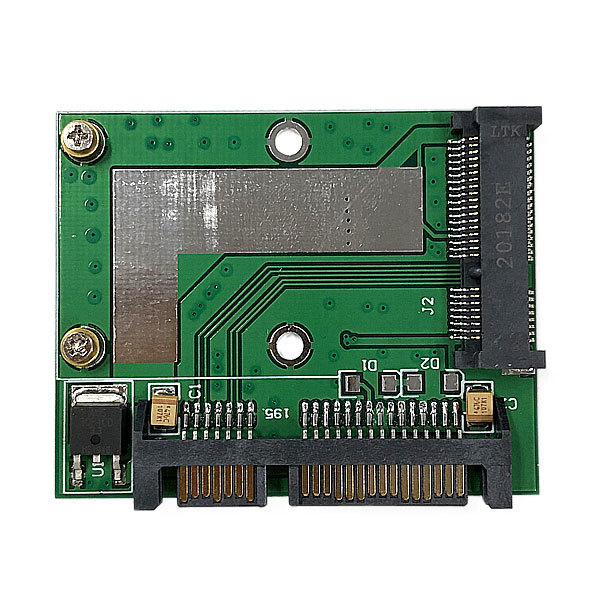 [C0056]mSATA. half slim SSD (SATA 7+15 pin ). conversion 