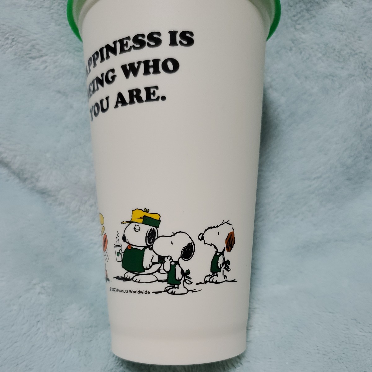 【新品・複数可】スターバックス　スヌーピー　リユーザブルカップ　オフホワイト PEANUTS Snoopy Brothers 473ml　スタバ_画像3