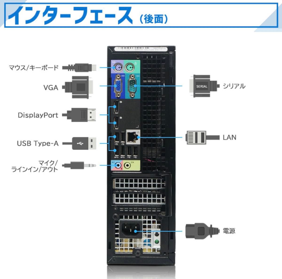 DELL Win11 Core i7-3770 超高速SSD240GB +HDD1000GB /16GB Office2021 