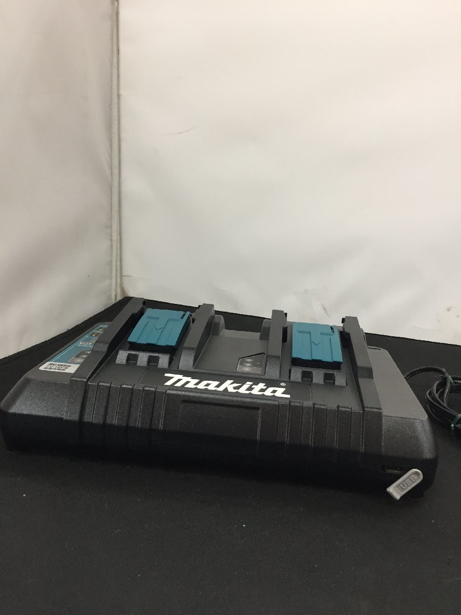 【中古品】makita(マキタ) 7.2V-18V用2口急速充電器 DC18RD /IT4ZELIWFSV1の画像2