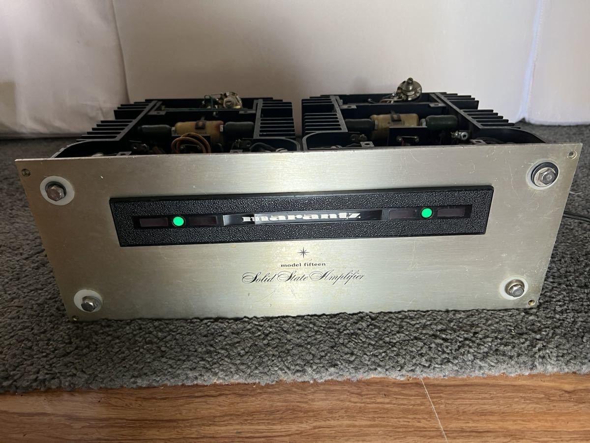 marantz model fifteen パワーアンプ 中古 マランツ 15