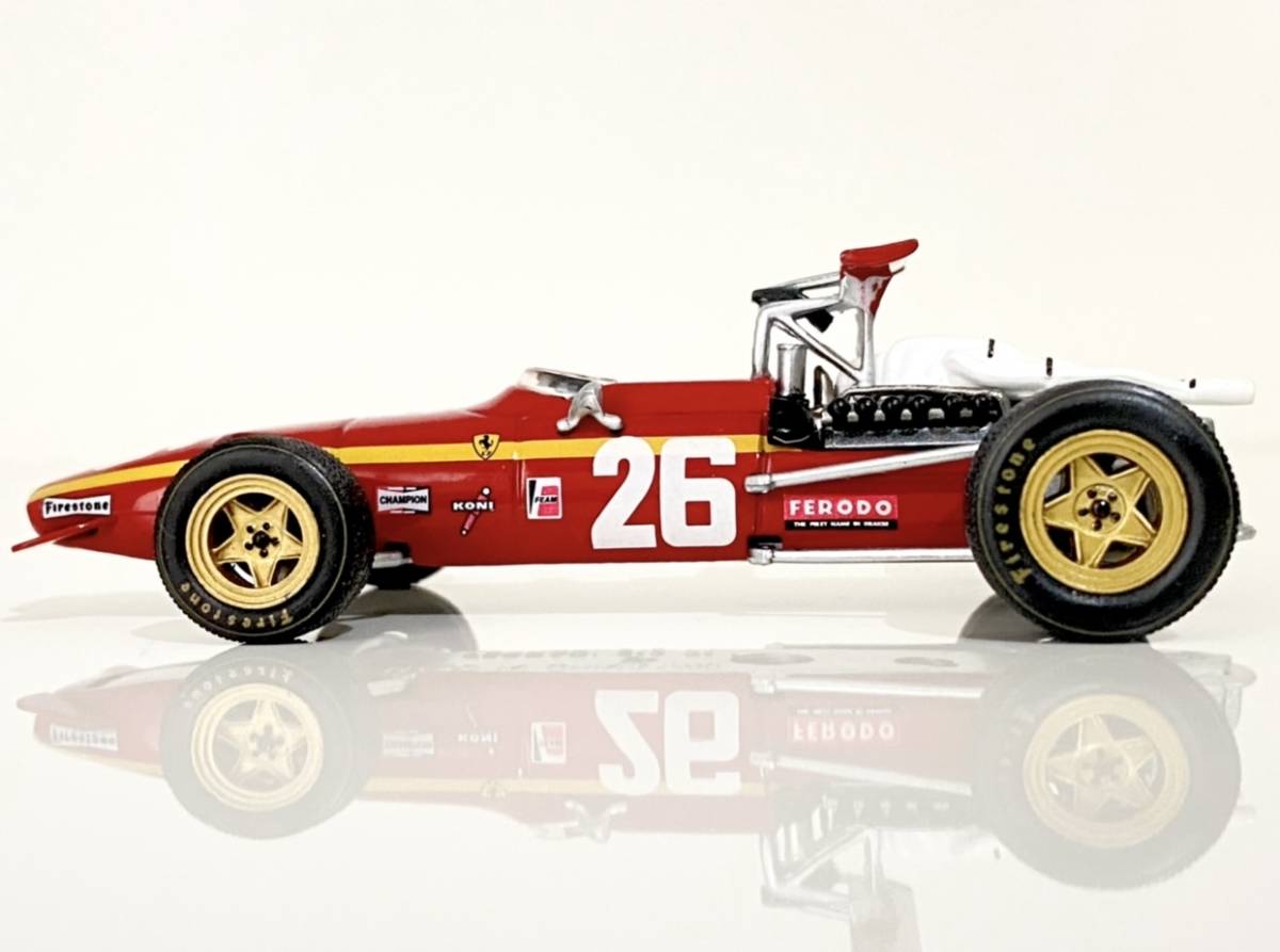 1/43 Ferrari 312 F1 1968 Jacky Ickx #26 ◆ 4位 1968 FIA F1 World Championship ◆ フェラーリ - アシェット_画像7