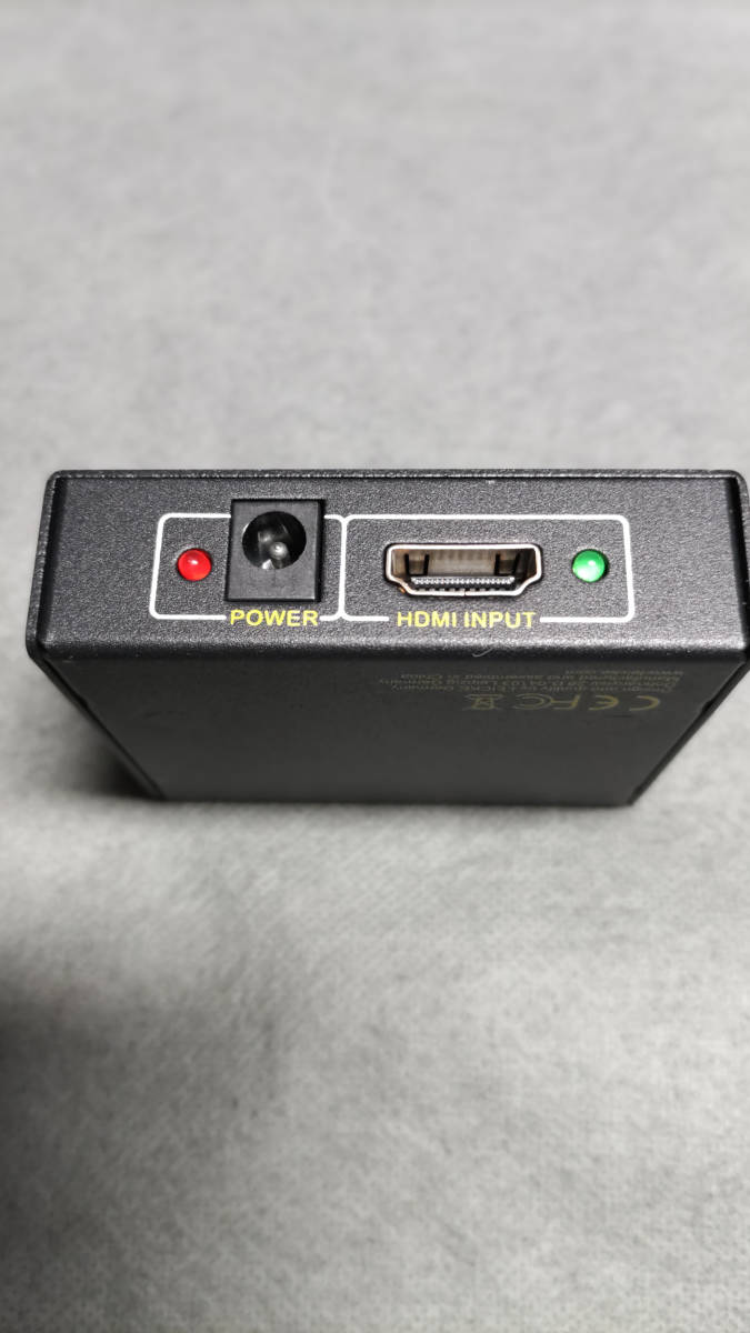 ☆ KanaaN　HDMIスプリッター（2020）　1入力2出力 ジャンク扱いで_画像3
