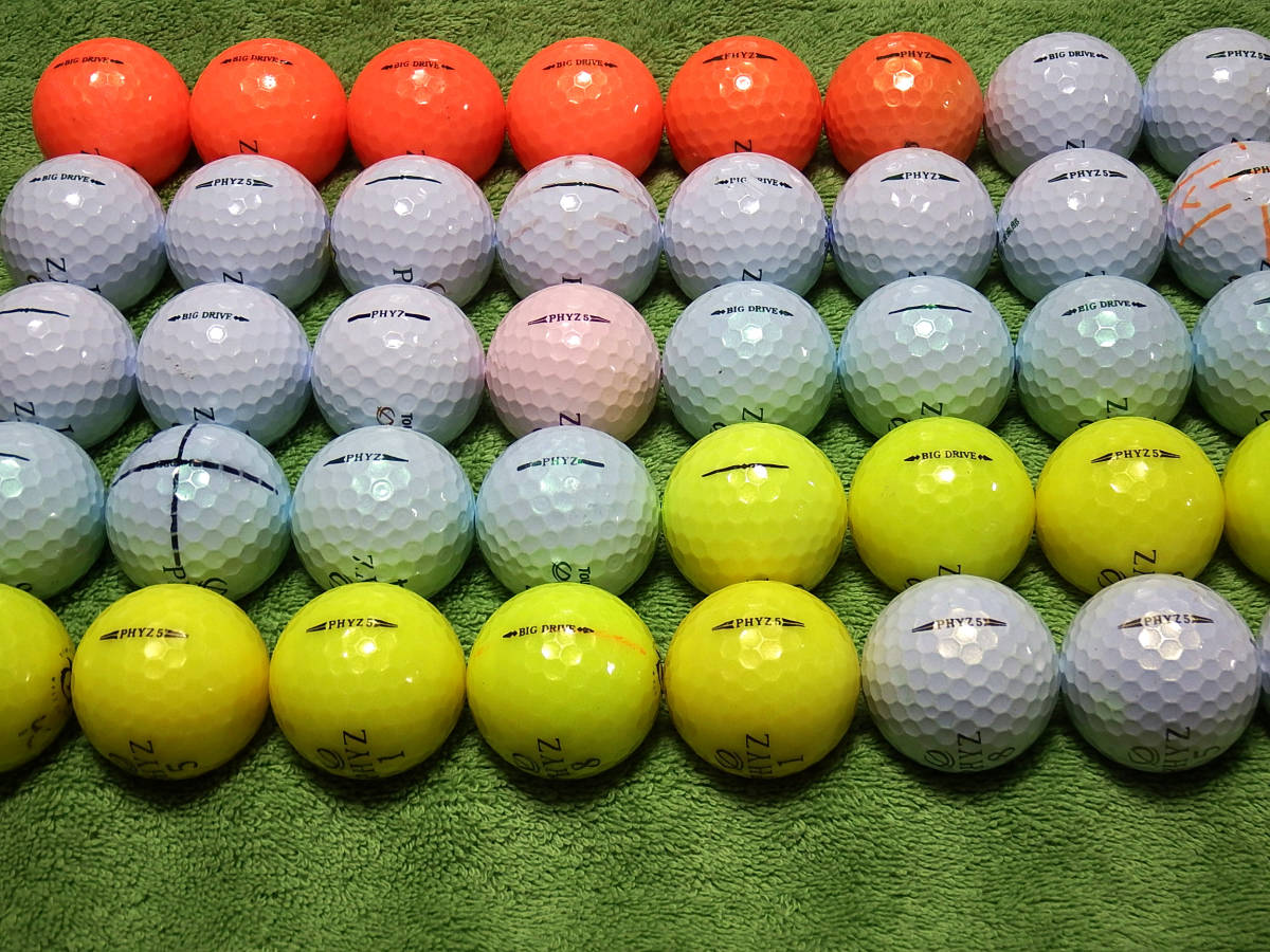 送料無料　良品　ブリヂストン　ファイズ　40個　ロストボール　BRIDGESTONE PHYZ　ゴルフボール　カラーボール_画像8