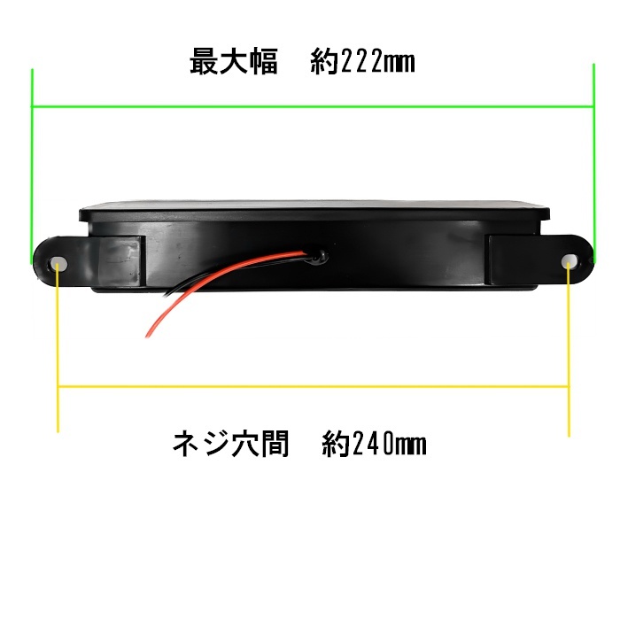 汎用 ナンバー灯 12 LED ライセンス ランプ 1個 白 ナンバー 移設 ジムニー SJ30 系 JB23 JA11 JA12 JA22 JA71 インナー メッキ クローム_画像3