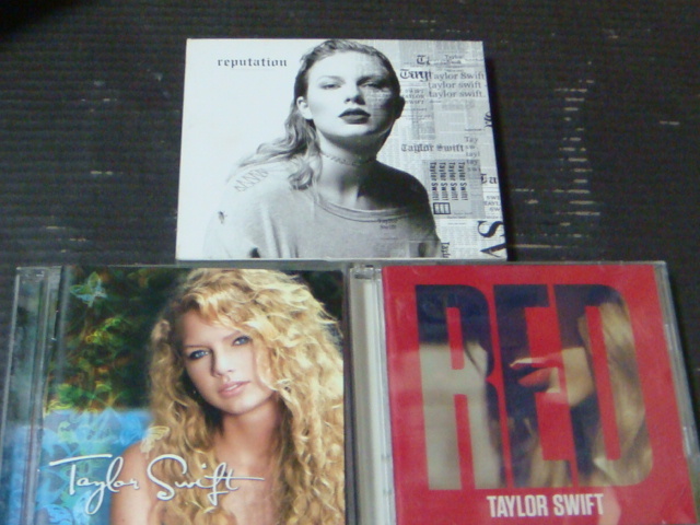 TAYLOR SWIFT/テイラー・スウィフト「TAYLOR SWIFT」「RED」「REPUTATION」 CD_画像1