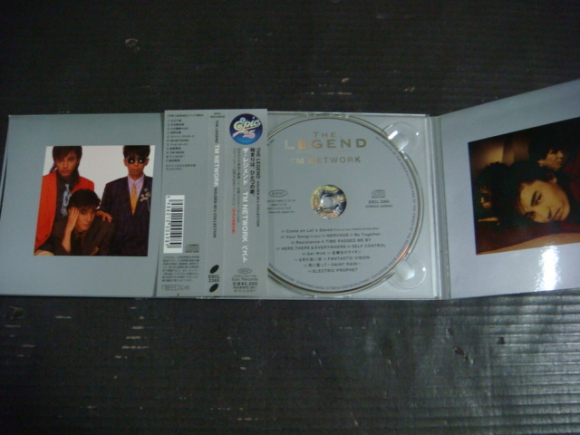 TM NETWORK/TMネットワーク ベスト「THE LEGEND EPIC RECORDS JAPAN 25TH ANNIVERSARY」帯付き CD 小室哲哉の画像2