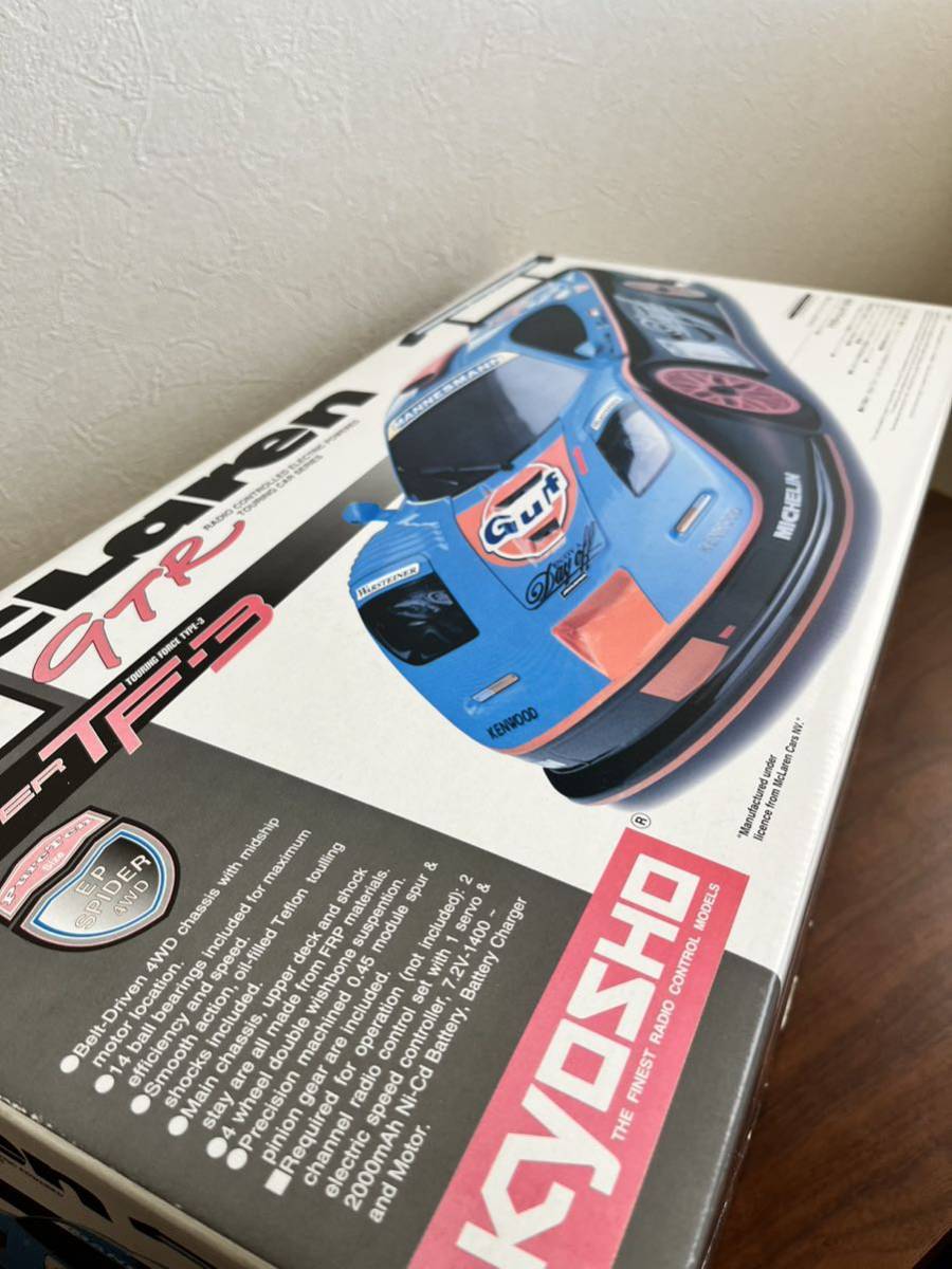 京商 KYOSHO RC マクラーレン F1 GTR PureTen ピュアテン スパイダー spider TF-3 4WD 蔵出し 絶版 未組立 EP_画像8