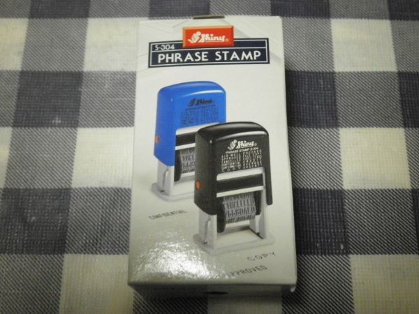 SHINY STAMP PHRASE PRINT S-304 OFFICIAL PRODUCT