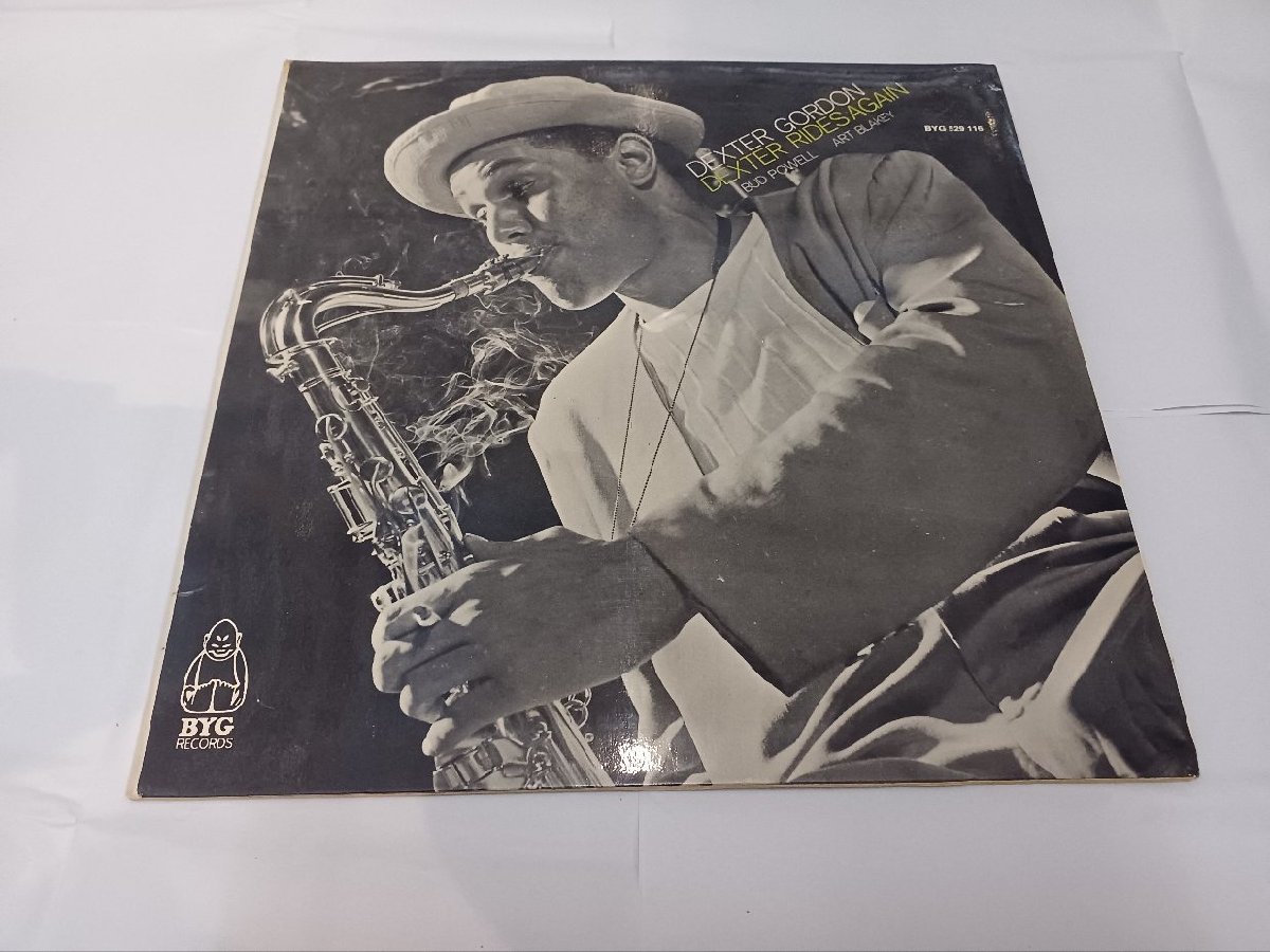 ◎ Dexter Gordon デクスター・ゴードン / Dexter Rides Again フランスOriginal盤 LP コーティングジャケ BYG_画像1