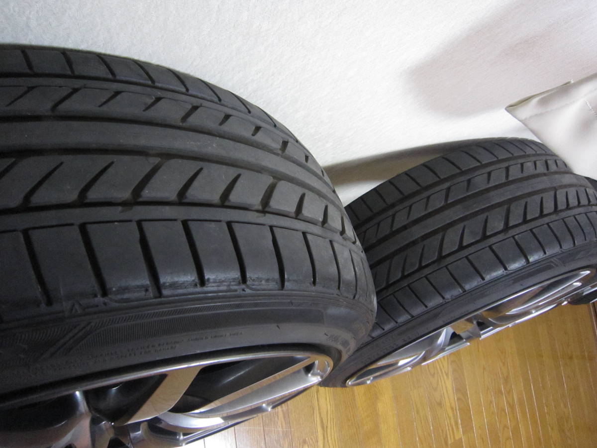 R35GTR純正ホイール＆タイヤ 　レイズ製RAYS製 9.5J＋45　4本　GOOD YEAR/EAGLELS EXE 245/40R20 99W　4本_画像7