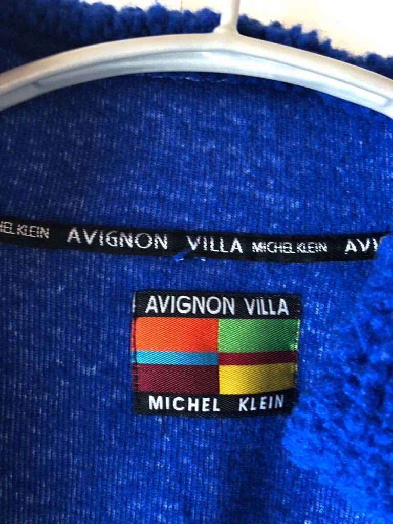 ミシェルクラン AVIGNON VILLA by MICHEL KLEIN 大人可愛いきれい色ゆったりジップアップボアフリースジャケット♪_画像8