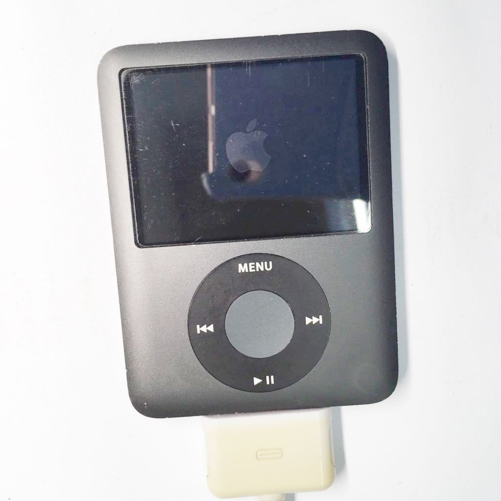 【1円スタート】Apple ipod nano 8GB 第3世代　ジャンク品 ブラック A1236【IK-1236】_画像4