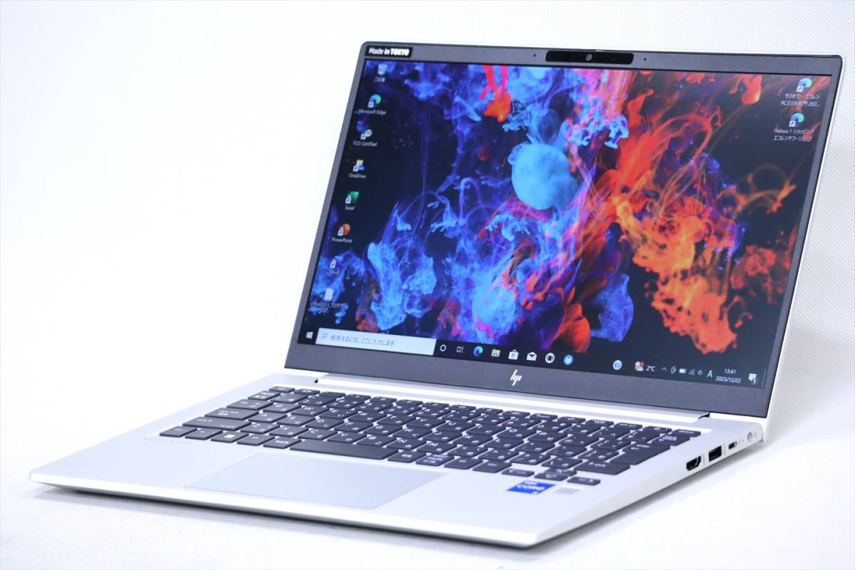 【1円～】2022年モデル！バッテリー良好！Office2021搭載！HP EliteBook 630 G9 i5-1235U 16G 256G 13.3FHD Win10リカバリ_画像1