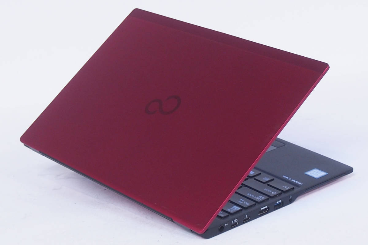 【1円～】Office2021搭載！2020年製！極軽極薄 大容量PC LIFEBOOK U939/B Red i5-8365U 8G SSD512G USB-C(Thunderbolt3) 指紋認証 Win10Pro_画像1