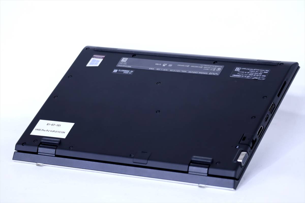 [1 jpy ~]Office2021 high capacity SSD installing!Corei7 2019 year sale model!VAIO ProPJ VJPJ11 i7-8565U RAM16G SSD512G 12.5FHD Win10