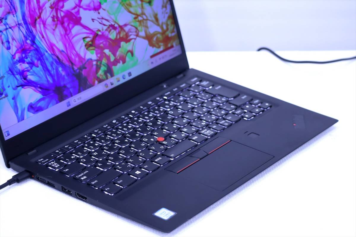 【即配】Windows11 Office2021搭載!バッテリー良好!薄型軽量!ThinkPad X1 Carbon i5-8250U メモリ8G SSD256G 14.0FHD Thuderbolt3 指紋認証_画像2