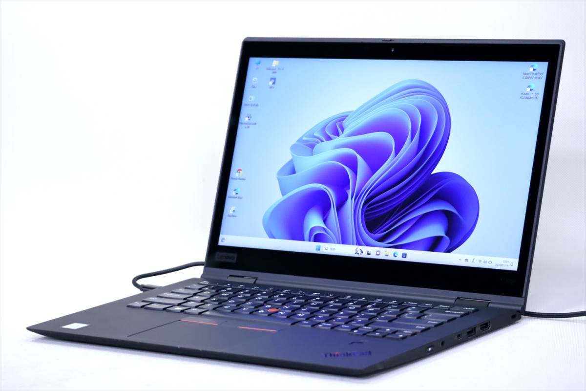 【1円～】Windows11搭載！バッテリー良好！14型FHDタッチ液晶タブレットPC！ThinkPad X1 Yoga 3rd i5-8350U メモリ8G SSD256G Thunderbolt3_画像1