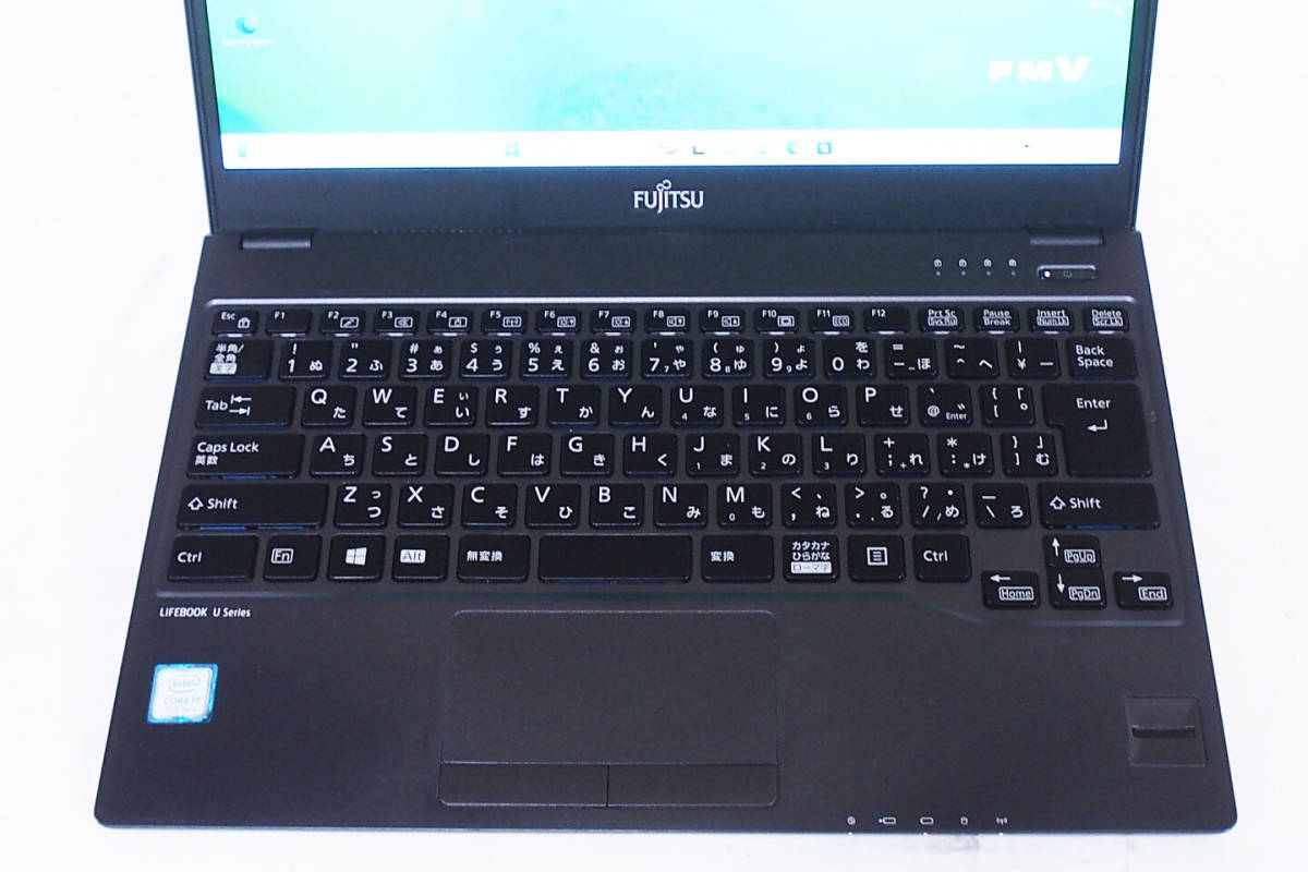 【1円～】Corei7 Win11Pro Office2021 極軽極薄 LIFEBOOK U938/VW i7-8550U RAM8GB SSD256GB 13.3インチFHD Type-C カメラ HDMI 指紋認証_画像3