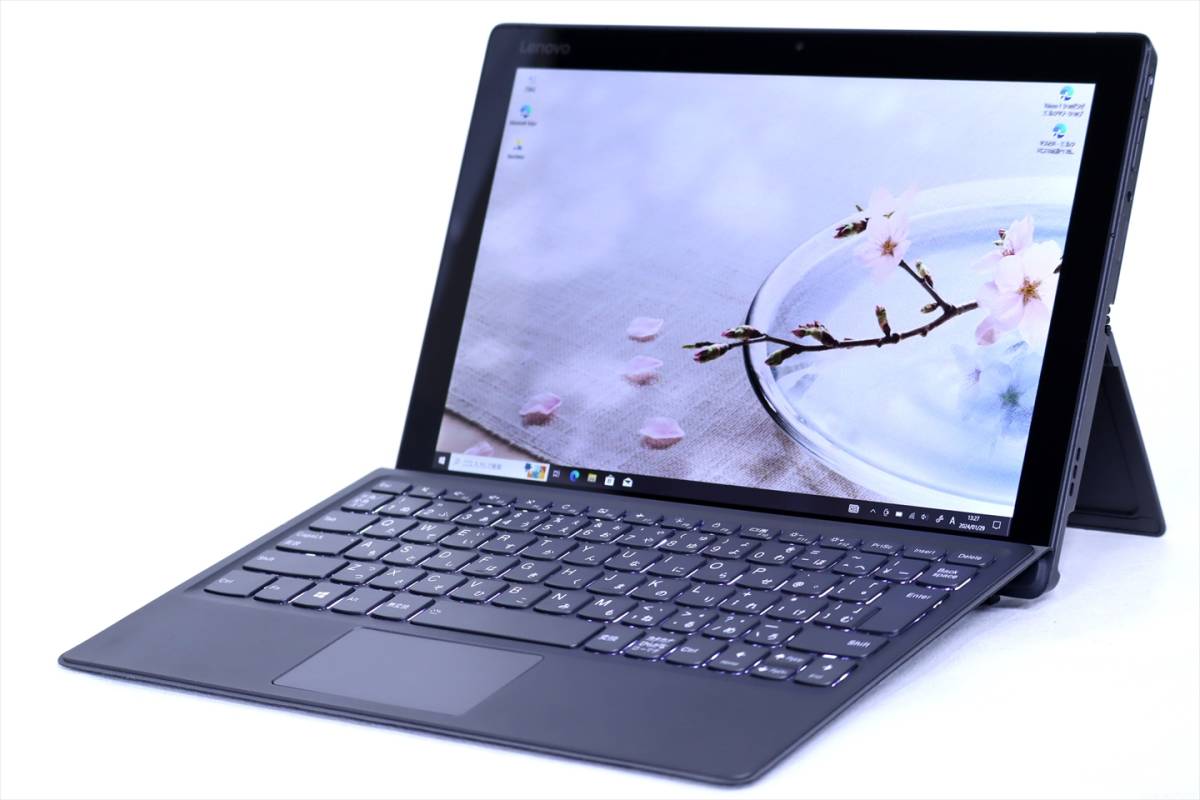 【即配】12.2型WUXGA液晶搭載2in1タブレットPC！第8世代Corei5搭載！Lenovo Miix 520 i5-8250U RAM8G SSD256G Win10 指紋認証 ACアダプタ_画像1