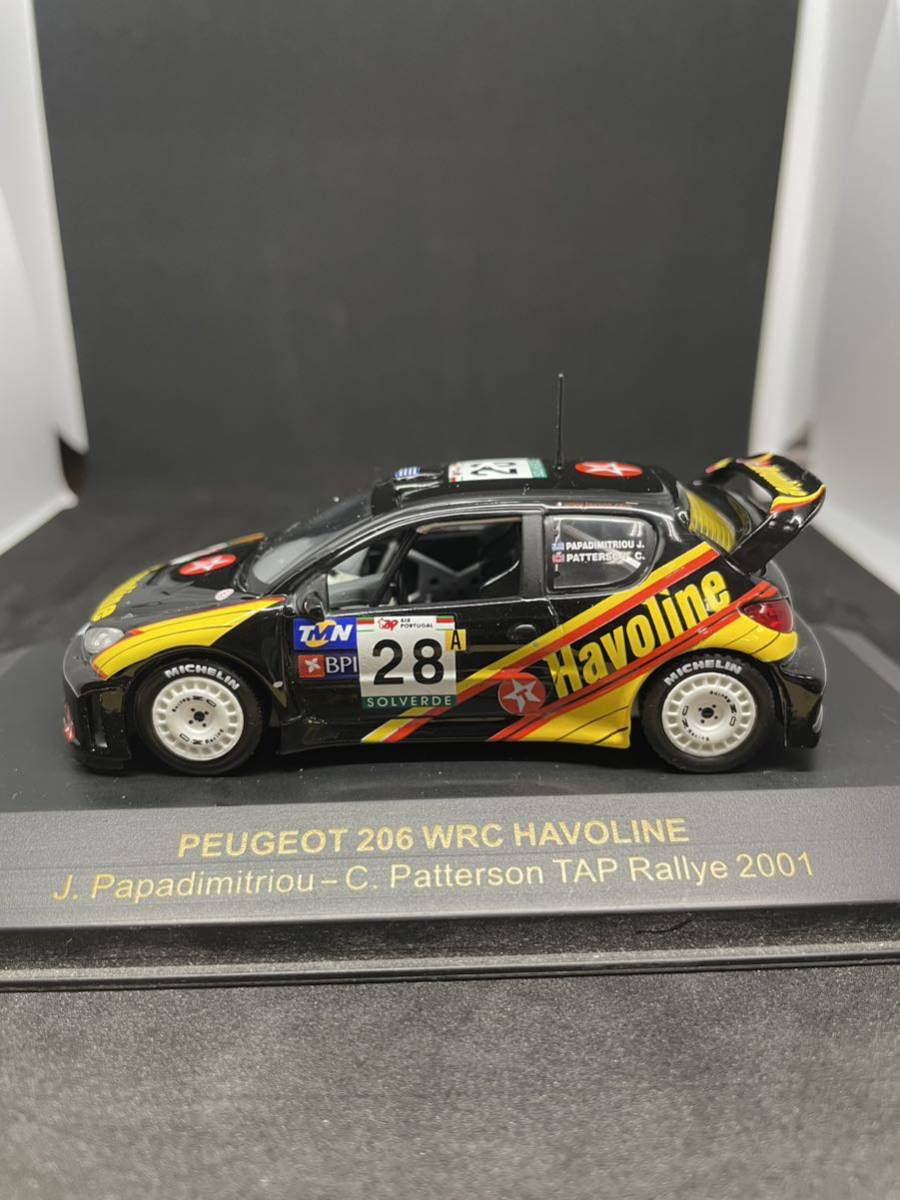 1/43 iXO プジョー206 WRC 3台セット_画像2