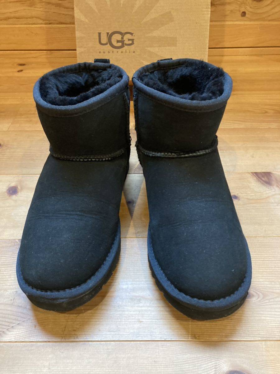  beautiful goods UGG UGG CLASSIC MINI Classic Mini mouton boots 23cm black 