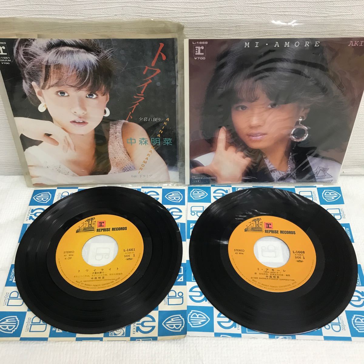 I0120B5 まとめ★中森明菜 EP レコード 15巻セット 邦楽 北ウイング 飾りじゃないのよ涙は セカンド・ラブ 少女A DESIRE 1/2の神話 禁区 他_画像6