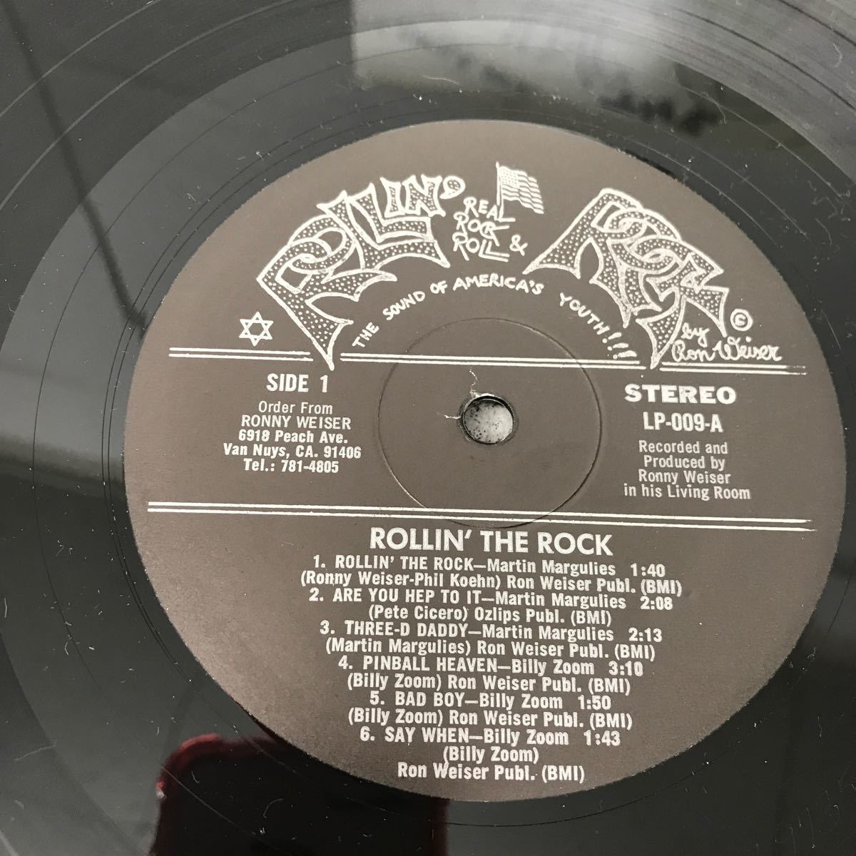 I0129D3 ローリン・ロック ローリン・ザ・ロック・VOL.1 ROLLLN' THE ROCK LP レコード 音楽 洋楽 ロック 国内盤 帯付きLP-009 オムニバス_画像5