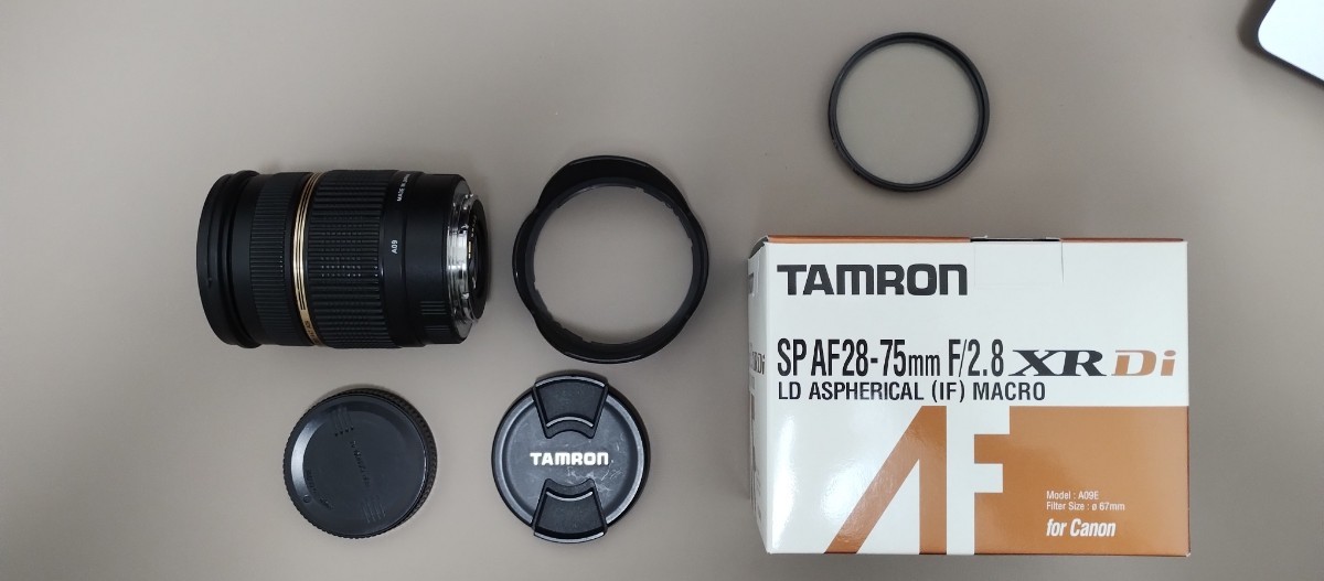 【美品】SP AF28-75mm F/2.8 XR Di LD Aspherical [IF] MACRO for Canon タムロン キヤノン_画像1