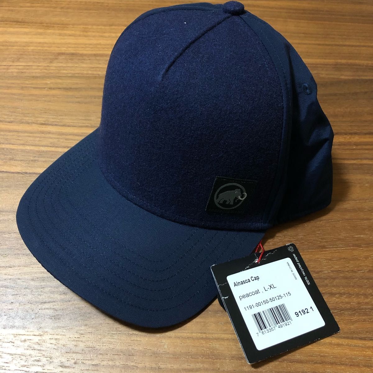 MAMMUT マムート アウトドア帽子 アルナスカ キャップ 1191-00150 ネイビー(紺) メンズL 新品