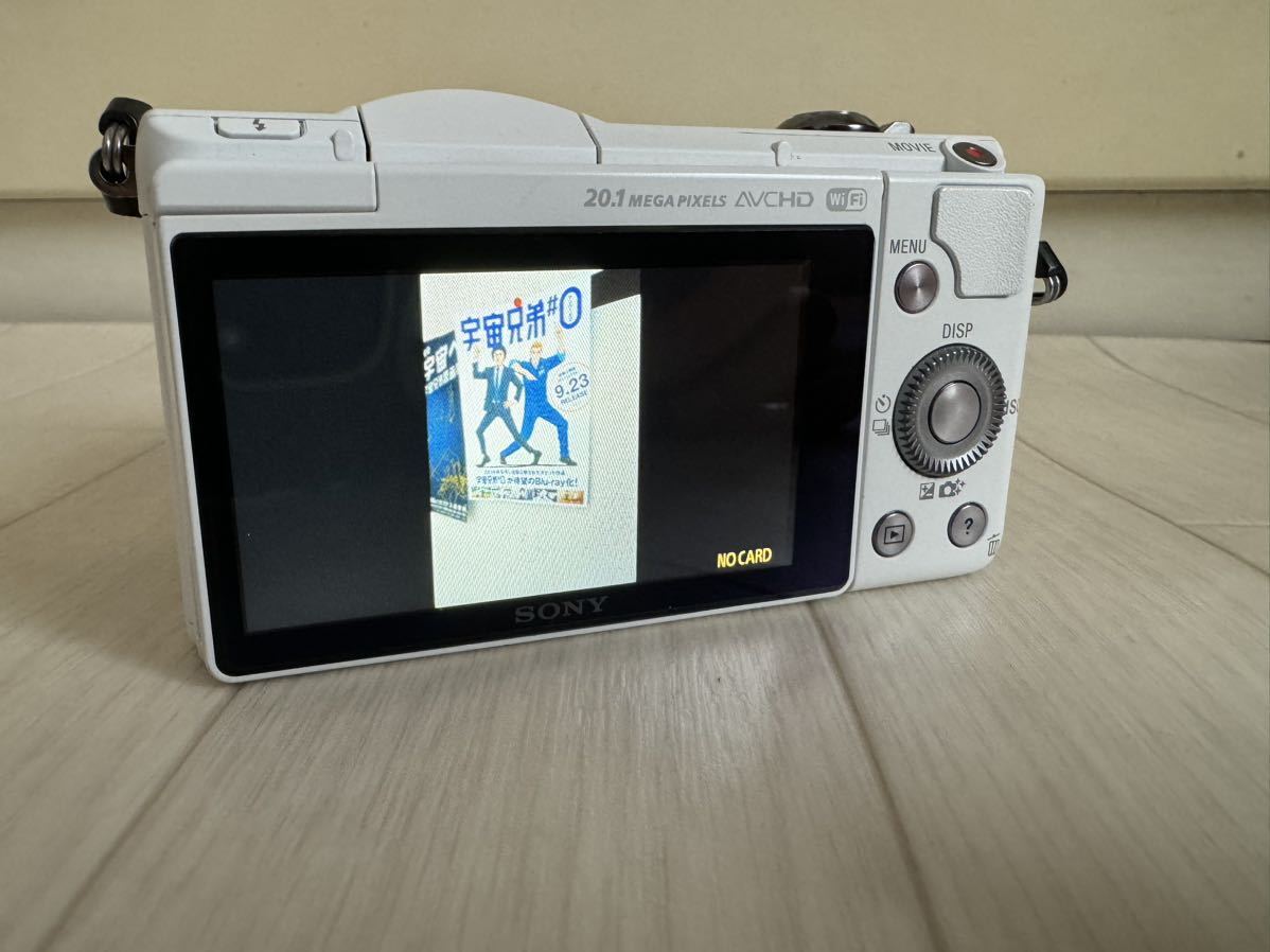 ソニー ミラーレス一眼カメラ ソニー α5000 ダブルズームレンズキットホワイト 中古品_画像10