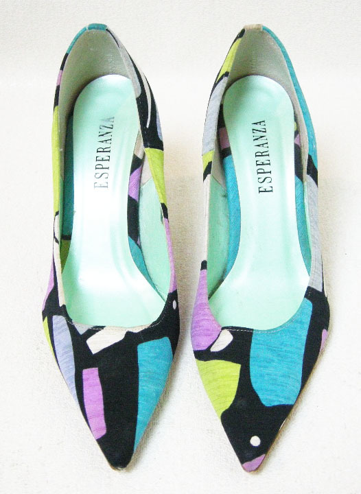 #ESPERANZA[ Esperanza ] colorful pumps 23#