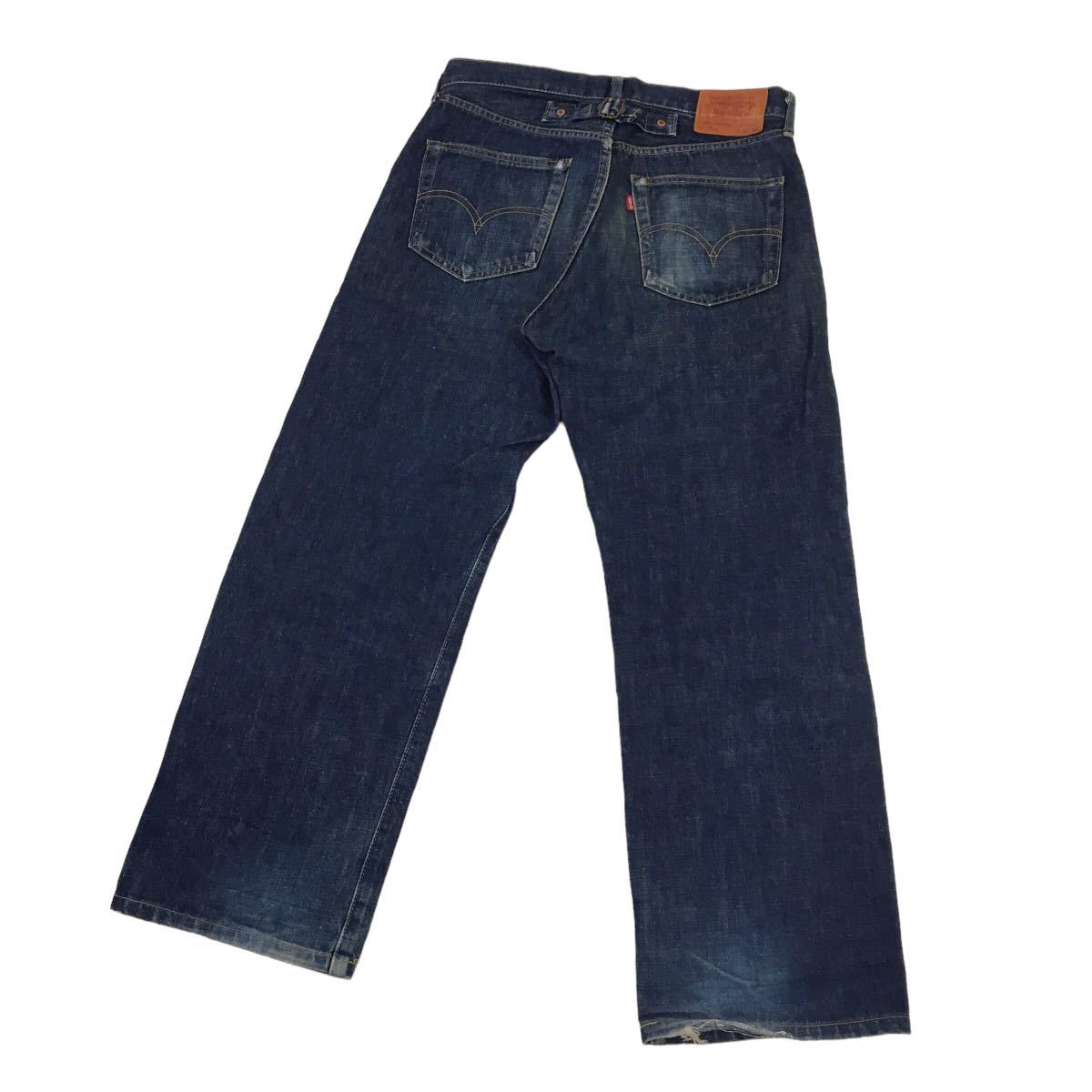 D502 Levi's リーバイス 702 シンチバックル シンチバック BigE デニムパンツ ジーンズ ジーパン Gパン ボトムス ネイビー メンズ 32_画像4