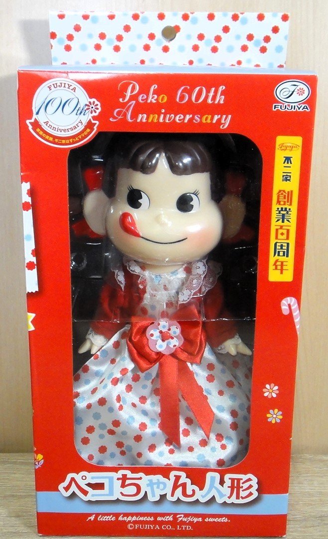 [ нераспечатанный ] Fujiya Peko-chan кукла Fujiya создание 100 годовщина 