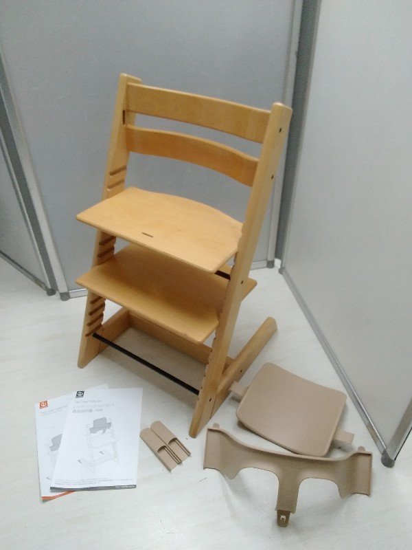 2 STOKKE ストッケ TRIPP TRAPP トリップトラップ チェア シリアルナンバー3 ベビーセット ベビー 椅子_画像1