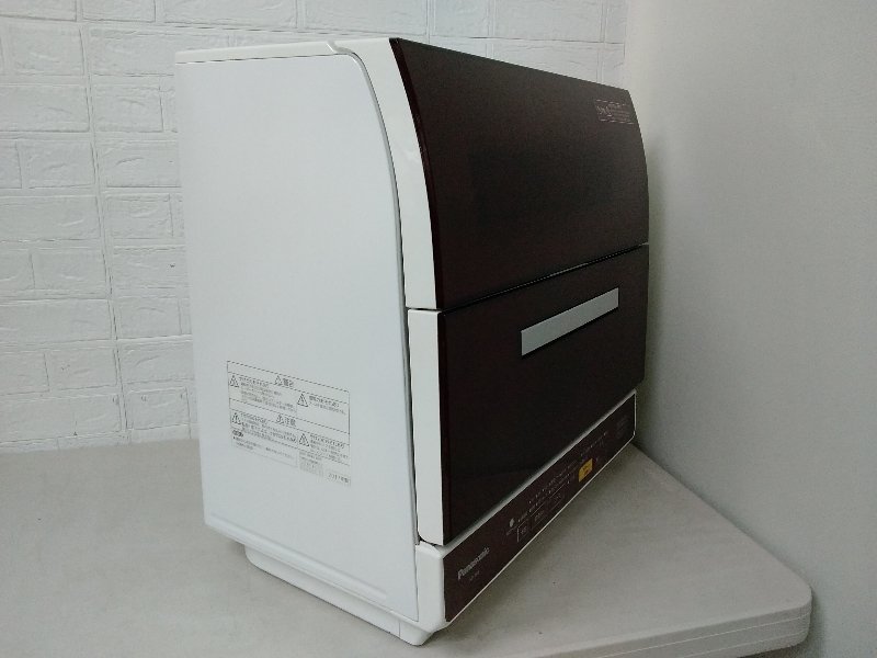 Panasonic パナソニック 食器洗い 乾燥機 NP-TR9 2017年製 NP-TR9-T ブラウン 卓上型 食洗機_画像1