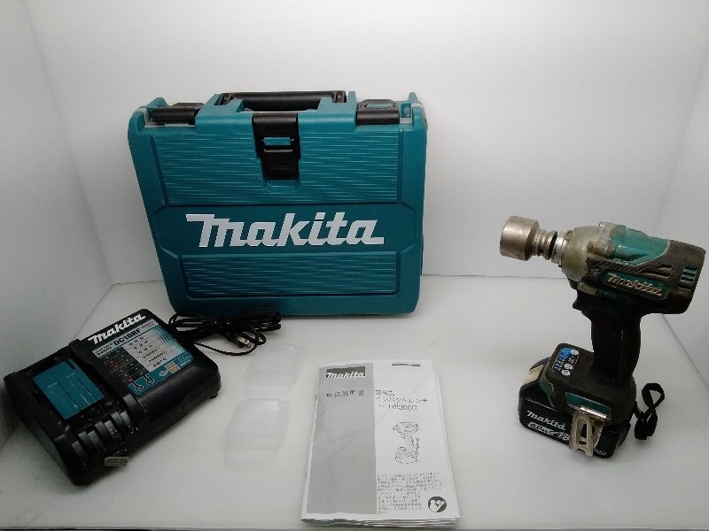 makita Makita заряжающийся ударный гайковерт TW300DRGX комплект товар ударный гайковерт TW300D зарядное устройство DC18RF батарея BL-1840