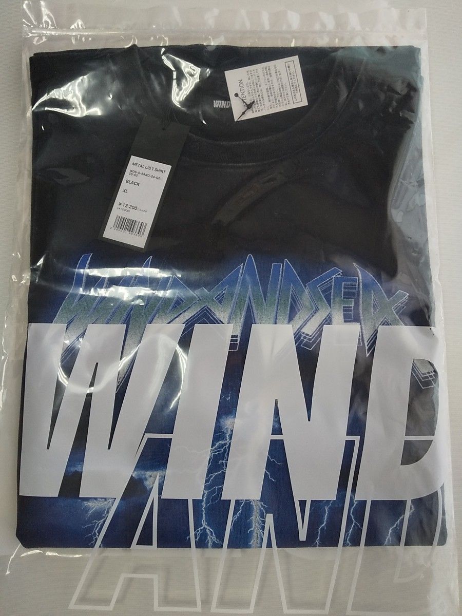 新品未開封】XLサイズ WIND AND SEA METAL L/S T SHIRT BLACK ウィン